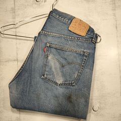 66後期 LEVI'S 501 W89cm 刻印6 赤耳 W38L33 リーバイス
