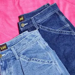 ユニセックス* LEE(リー) LEE カーペンター バミューダ パンツ ハーフパンツ デニム デニムハーフパンツ