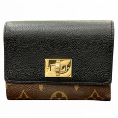 ルイヴィトン　Louis Vuitton　モノグラム　ポルトフォイユヴィクトリーヌ　M82640　3つ折り財布　レディース　美品