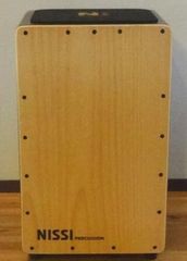 ＮＩＳＳＩカホン〜ビーチモデル〜（上質ケース付） 〈ラテン パーカッション 箱ドラム Cajon〉