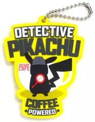[중고] 키홀더 마스코트 (캐릭터) DETECTIVE PIKACHU (COFFEE POWERED) [명탐정 피카츄 고무 마스코트 컬렉션]