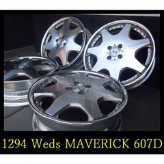 【1294】★Weds MAVERICK 607D◆17x5.5J 4穴 PCD100 +45 ◆4本