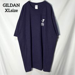 【GILDAN】アメリカ YMCA キリスト教青年会　両面プリントロゴ　オーバーサイズ　半袖Tシャツ　ダーク紫　XL US古着 USA輸入