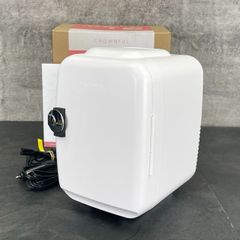 2電源式 ミニ冷温庫ホワイト CF-PC4LBLK 小型 コンパクト 4L容量 350ml缶x6本収納可能 087120