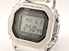 CASIO カシオ G-SHOCK GMW-B5000D-1JF シルバー ブラック文字盤 ステンレス デジタル Bluetooth ソーラー 電波 メンズ