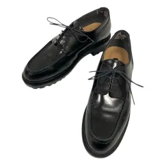 新品未使用✨OHGA オーガ　フラットシューズ　ビジュースタッズ　ブラック OHGA ドットビジューパンプスブラック24センチ