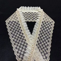 新商品★フリルレース重ね襟／9番 新商品☆フリルレース重ね襟／9番