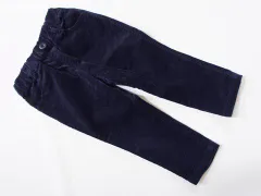 グリーンレーベルリラクシング green label relaxing アウトレット 子供服 女の子 約 90cm 95cm ベビー服 パンツ 紺 コーデュロイ ロング丈 秋 冬 ★3 ズボン ボトムス ガールズキッズ ベビー プチプラ 【中古】