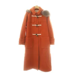 希少•完売品【定価12万／ジャガード&ファー】グレースクラス／ダッフル•ポンチョ 希少•完売品【定価12万／ジャガード&ファー】グレースクラス