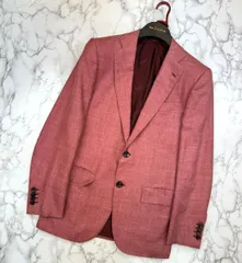 【中古】 Kiton キートン キトン ｶｼﾐﾔ ﾘﾈﾝ ｼﾞｬｹｯﾄ メンズ衣類 ジャケット  Red エンジ 春夏 テーラードジャケット のサムネイル
