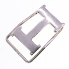  エルメス マネークリップ Hロゴ SV 中古 Hモチーフ