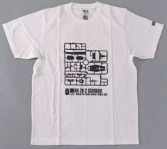 [중고] T 셔츠 건담 (파트) 건프라 40 주년 애니버서리 UT (T 셔츠) 화이트 XL 사이즈 [기동 전사 건담 × 유니클로]