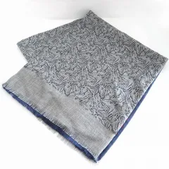 お値下げ❗️ HERMES超大判ストール　ブランケット　美品 天白】【還元セール】【HERMES】エルメス ラグ マット ソファー