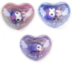 【中古】グッズセット 全3種セット エモきゅ～と エンジェル ハートポーチ＆マスコットセット 「クロミ」