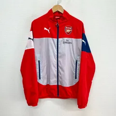PUMA プーマ 746382 アーセナル 14-15 ウーブンジャケット Arsenal フットボールトレーニングジャケット US S 10126300