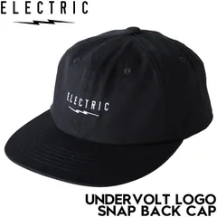スナップバックキャップ  ELECTRIC エレクトリック UNDERVOLT LOGO SNAP BACK CAP E24FC12 BLK 日本代理店正規品のサムネイル