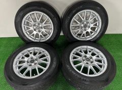 【管理番号 247-68】23年製 TOPRUN トップラン 15インチ15×6.5J+40 PCD100-5H 195/65R15 BRIDGESTONE ブリヂストン REGNO レグノ