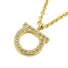 新品 フェラガモ FERRAGAMO ネックレス ペンダント ゴールド 金のサムネイル
