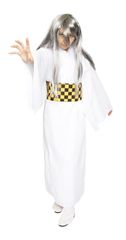 ゲゲゲの鬼太郎公式 砂かけ婆コスチューム 砂かけばばあ コスプレ アニメ 衣装 セット 仮装 ハロウィン レディース フリーサイズ 女性 ホワイト