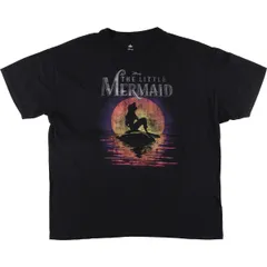 古着 ディズニー DISNEY THE LITTLE MERMAID リトルマーメイド 映画 ムービーTシャツ メンズXL相当/eaa527141