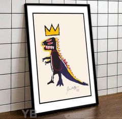 原画 「勇気を呼ぶ守り神」 赤龍 アクリル画 龍 龍神 ポップアート 龍