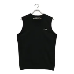 G/FORE ノースリーブベスト 黒 メンズ ジーフォア ダウンベスト SOLD}G/FORE ジーフォア MENS レイヤードロゴエンボス ダウン