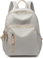 LASTOS リュック レディース 軽量 小さめ 通勤 防水 アウトドア 通学 カジュアル ミニ(ライトグレー)