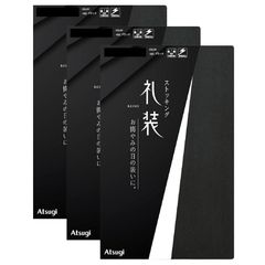 [アツギ] ストッキング [礼装] 黒ストッキング 3足セット フォーマル FP3501 レディース ブラック 1