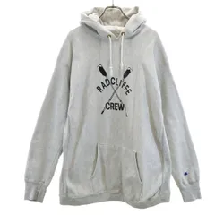 Champion チャンピオン 80s USA製 リバースウィーブ トリコタグ ヴィンテージ 長袖 スウェットパーカー XXL グレー 裏起毛 プルオーバー エルボーパッチ ビックサイズ メンズ 古着