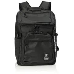 [アンブロ] デイパック スクエアリュック 異素材コンビスクエア メンズ ブラック F