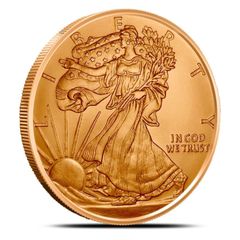Golden State Mint「ウォーキング•リバティ」純銅2オンスメダル - メルカリ