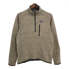 patagonia パタゴニア ベターセーター ハーフジップ フリースジャケット アウトドア ブラウン (メンズ M) 中古 古着 T0540