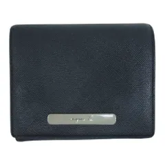 agnes b. アニエスベー VOYAGE ボヤージュ 二つ折り レザー 財布  ブラック系【中古】のサムネイル