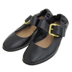袋ありsize40ボッテガヴェネタフラットシューズブラックレザー冠婚葬祭普段使い 2025年最新】Bottega Veneta レディース フラットシューズ
