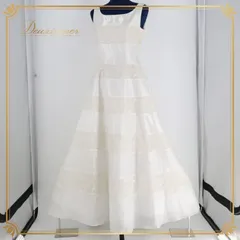 パーティドレス ワンピース ドレス ジュネビビアン ホワイト系 白 花柄 ラメ レース GENETVIVIEN 日本製 発表会 イベント ダンス 舞台 おしゃれ フォーマル 結婚式 大人可愛い きれいめ