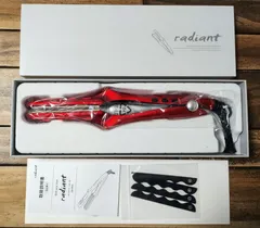 [新品未使用]　ラディアント　シルクプロアイロン　 LM-125-R　28mm　レッド　ストレートヘアアイロン