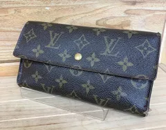 LOUIS VUITTON　ルイ ヴィトン　三つ折り 長財布 ポルトトレゾール インターナショナル モノグラム 茶 ブラウン 　M61215