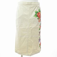 ルシェルブルー LE CIEL BLEU Woven Check Line Skirt タイト