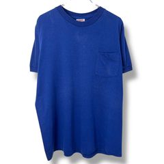 80s-90s KODIAK Plain Pocket T-Shirt Made in CANADA 【XL】 80年代 90年代 無地 ポケットTシャツ コディアック シングルステッチ カナダ製 紺 ネイビー 古着 ビンテージ ヴィンテージ