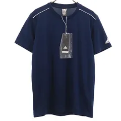 未使用 adidas アディダス トレーニング 半袖 Tシャツ M ネイビー CLIMALITE メンズ 古着