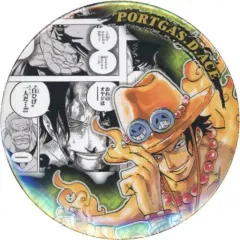 【中古】バッジ・ピンズ ポートガス・D・エース(背景黄緑) 「ワンピース コレクション缶バッジ “HEROES” ポートガス・D・エース」