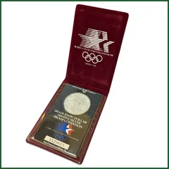 1983・1984年 アメリカ ロサンゼルス五輪 記念銀貨 2枚セット COA付