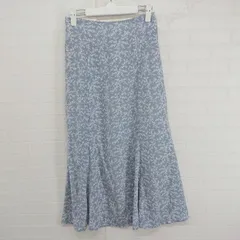 ◇ w closet ダブルクローゼット ウエストゴム 総柄 ロング フレア スカート サイズF グレー系 ホワイト系 レディース P  【1302100000096】のサムネイル