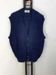 マンシングウェア ニットベスト ネイビー L