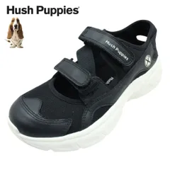 Hush Puppies ハッシュパピー レディース レザー スニーカー サンダル MOVEMENT HYBRID 靴 厚底 軽量 ベルト BODY SHOE HPW10709 10711 ブラック(10711)のサムネイル