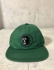 ●SCUMBOY TATTOO GO×PANDA BEARS 「SCUM RIDERS」FLAT VISOR CAP スカムボーイタトゥー×パンダベアーズ 「スカムライダース」フラットバイザー キャップ  新品【ブリティッシュグリーン】