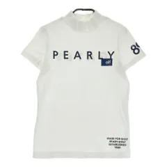 サイズ：0 PEARLY GATES パーリーゲイツ  ハイネック 半袖Tシャツ  ホワイト系 [240101156908]# ゴルフウェア レディース ストスト