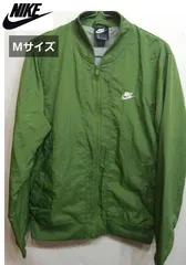 【美品】NIKE ナイキ ナイロンジャケット グリーン Mサイズ《0520-02》