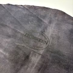 【１点もの】HORWEEN（ホーウィン社） ホースバットストラップ（HORSEBUTT STRIP）床革　ホ―ウィンスタンプあり　※床革です※　250714-C（ブラック）