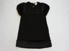 組曲 KUMIKYOKU アウトレット 子供服 女の子 ワンピース 黒 秋 冬 L 約 120cm 130cm ★4 ガールズ 女児 キッズ 【中古】 ユーズド リサイクル 古着 子ども服 こども